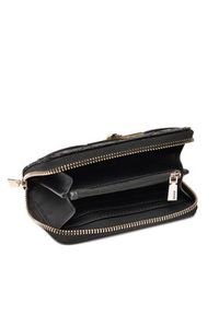 Guess Duży Portfel Damski Idra Slg SWGG81 57140 Czarny. Kolor: czarny. Materiał: skóra