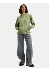 Roxy Bluza Vl Surf Stoked Hoodie Brushed ERJFT05028 Khaki Regular Fit. Kolor: brązowy. Materiał: syntetyk #2