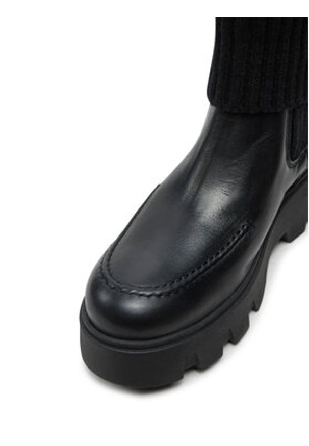 Marc O'Polo Botki OO2M3020 Czarny. Kolor: czarny. Materiał: skóra