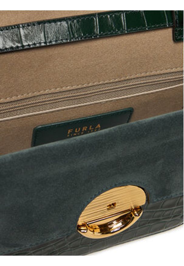 Furla Torebka WB01737 BX3178 BG 4282S 1002 Zielony. Kolor: zielony. Materiał: skórzane