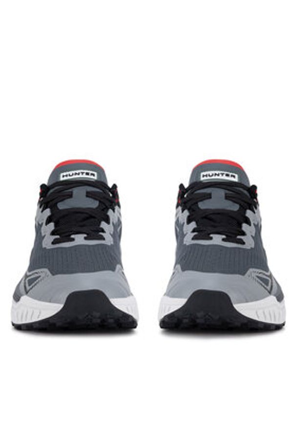 Hunter Sneakersy CANYON TRAIL WP Szary. Kolor: szary. Materiał: materiał