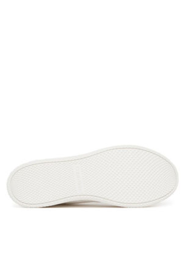Calvin Klein Sneakersy Low Top Lace Up Cv Mix HM0HM01724 Biały. Kolor: biały. Materiał: materiał