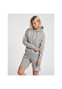 Bluza sportowa z kapturem damska Hummel Go Cotton Hoodie Woman. Typ kołnierza: kaptur. Kolor: szary