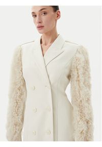 Bruuns Bazaar Sukienka koktajlowa Rubysus Tiwa BBW4443 Écru Regular Fit. Materiał: syntetyk. Styl: wizytowy #4