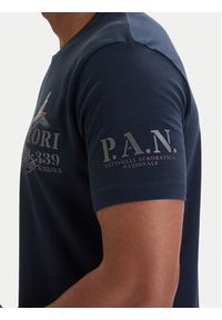 Aeronautica Militare T-Shirt 261TS2541UJ00727 Granatowy Regular Fit. Kolor: niebieski. Materiał: bawełna #4