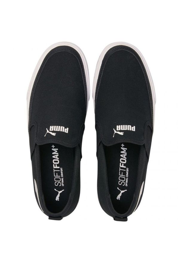 Buty Puma Bari Z SlipOn Jr 380141 05 czarne. Zapięcie: bez zapięcia. Kolor: czarny. Materiał: guma. Szerokość cholewki: normalna. Sezon: lato