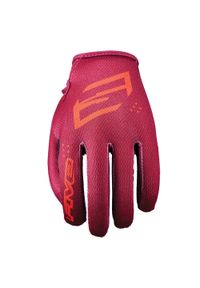 FIVE GLOVES - Rękawiczki dziecięce XR-RIDE - CZERWONE (czerwone) - S/03. Kolor: czerwony. Materiał: skóra. Sport: kolarstwo #1