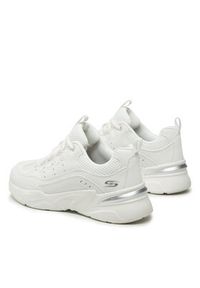 skechers - Skechers Sneakersy Star Strikez 117355/OFWT Biały. Kolor: biały. Materiał: skóra #3
