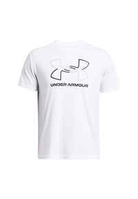 Under Armour - Męska Koszulka GL Foundation Uodate. Kolor: biały. Sport: turystyka piesza