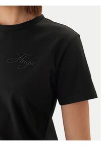 Hugo - HUGO T-Shirt Damacia_7 50561233 Czarny Regular Fit. Kolor: czarny. Materiał: bawełna #3