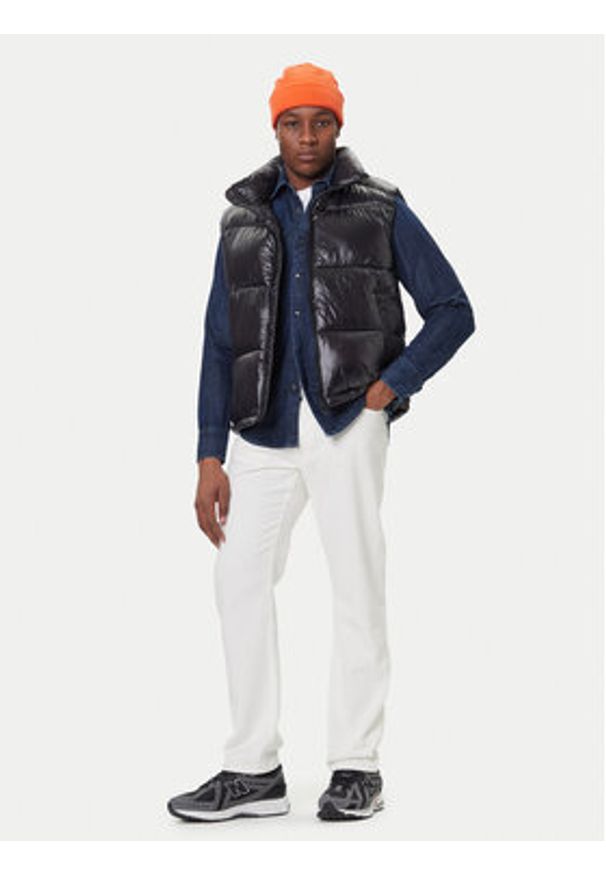 Save The Duck Kamizelka D81382U LOVE21 Czarny Regular Fit. Kolor: czarny. Materiał: syntetyk