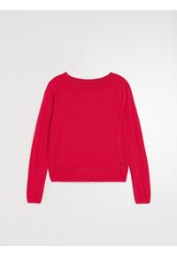 Sinsay - Sweter z domieszką wiskozy - różowy. Kolor: różowy. Materiał: wiskoza #1