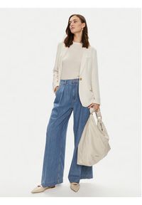 BOSS - Boss Jeansy 50509285 Niebieski Wide Leg. Kolor: niebieski