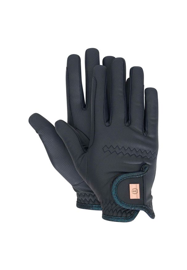 IMPERIAL RIDING - Rękawice jeździeckie damskie Imperial Riding Dazzle. Kolor: niebieski. Sport: jeździectwo