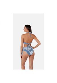 Damskie figi bikini Barts Deltia High Waist. Stan: podwyższony. Kolor: wielokolorowy, biały