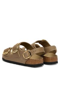 Birkenstock Sandały Milano Big Buckle Hex 1031782 Brązowy. Kolor: brązowy. Materiał: skóra #2