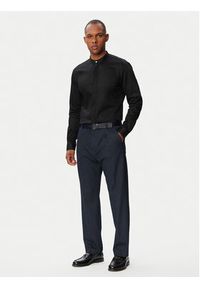 Hugo - HUGO Koszula Kaleb 50544949 Czarny Slim Fit. Kolor: czarny. Materiał: bawełna #2