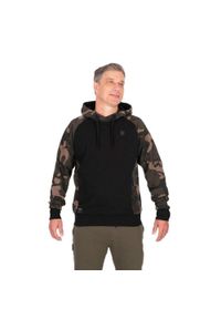 FOX - Bluza Z Kapturem Męska Wędkarska Fox Black Camo Premium 310 Hoodie. Typ kołnierza: kaptur. Kolor: wielokolorowy