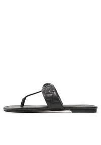 Kurt Geiger Japonki Kensington T-Bar Drench 9600600109 Czarny. Kolor: czarny. Materiał: skóra