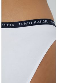 TOMMY HILFIGER - Tommy Hilfiger Figi (3-pack) kolor biały. Kolor: biały. Materiał: bawełna #9