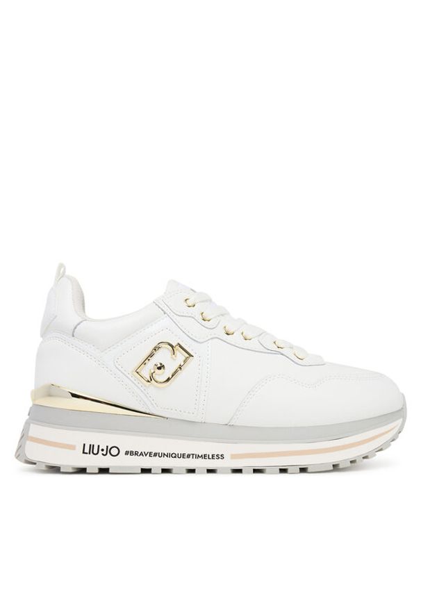 Liu Jo Sneakersy Maxi Wonder 01 BF5009 P0102 Biały. Kolor: biały. Materiał: skóra