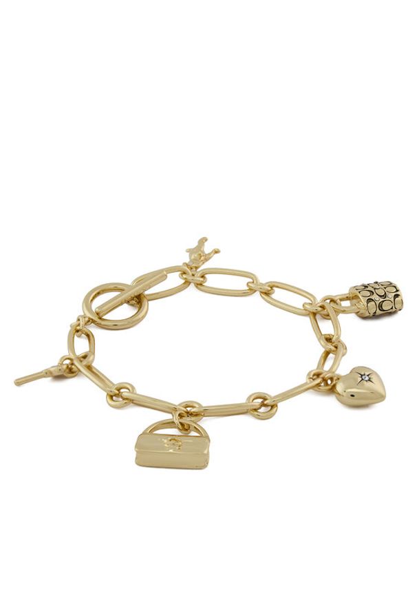 Coach Bransoletka 37448318 Złoty. Materiał: metalowe. Kolor: złoty