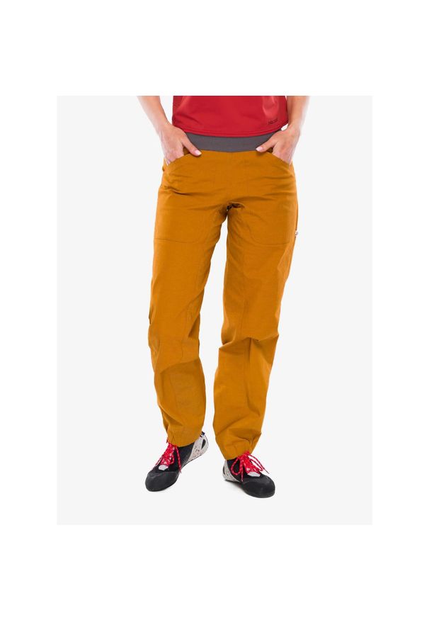 EDELRID - Spodnie wspinaczkowe damskie Edelrid Sansara Pants III. Kolor: brązowy. Sport: wspinaczka