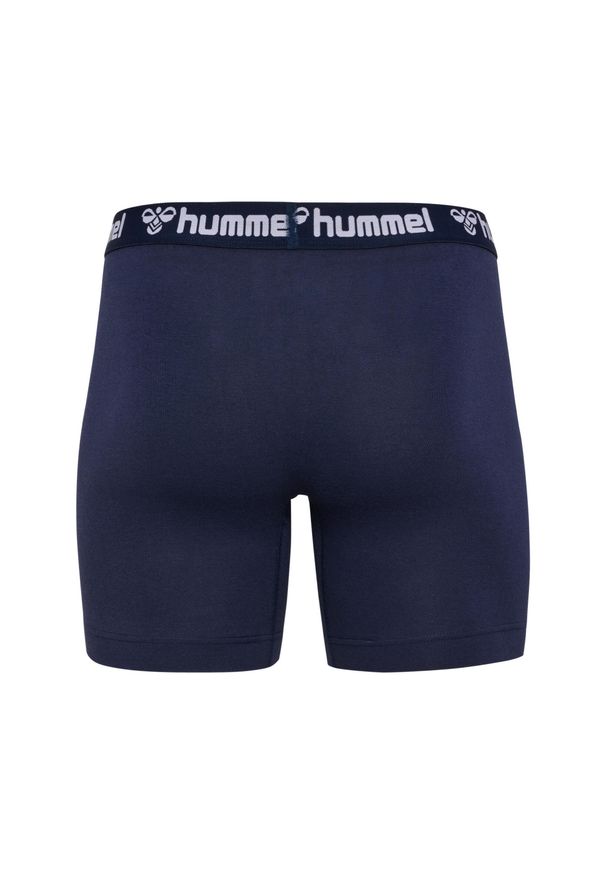 Bokserki męskie 2-pak Hummel Boxers granatowe. Kolor: niebieski