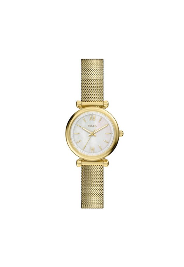 Fossil Zegarek Carlie ES5462 Złoty. Kolor: złoty