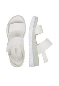 Rieker Sandały CEO-V4475-80 Biały. Kolor: biały. Materiał: syntetyk, skóra #5
