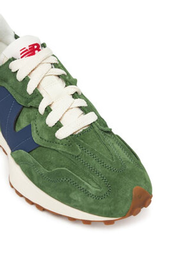 New Balance Sneakersy U327WSC Zielony. Kolor: zielony. Materiał: skóra