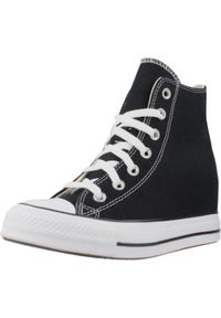 Tenisówki Converse Model Chuck Taylor All Star Wedge Platform Kolor Czarny. Kolor: czarny. Materiał: tkanina. Obcas: na platformie. Model: Converse All Star