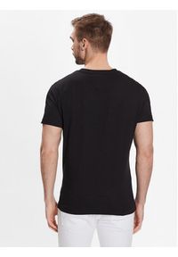 TOMMY HILFIGER - Tommy Hilfiger T-Shirt Curve Logo MW0MW30034 Czarny Slim Fit. Kolor: czarny. Materiał: bawełna