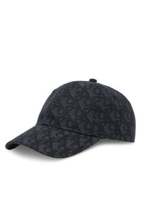 Calvin Klein Czapka z daszkiem Aop 6 Panel Baseball Cap LV04K5058G Czarny. Kolor: czarny. Materiał: poliester, materiał