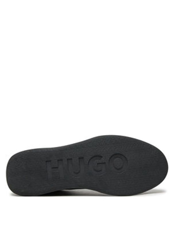 Hugo Sneakersy Riven Tenn punyl 50523439 Czarny. Kolor: czarny. Materiał: skóra