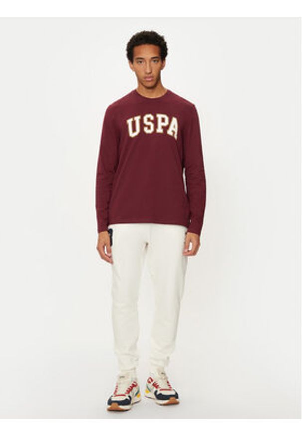 U.S. Polo Assn. Longsleeve MUP2184 Czerwony Regular Fit. Typ kołnierza: polo. Kolor: czerwony. Materiał: bawełna. Długość rękawa: długi rękaw