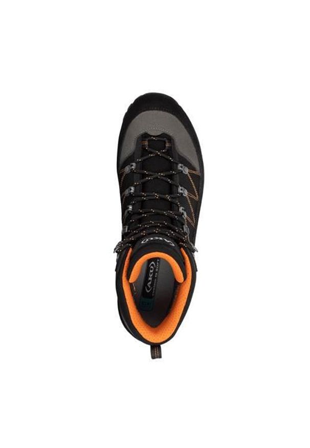 Aku - Męskie buty górskie na szeroką stopę AKU Trekker Lite III WIDE GTX. Kolor: czarny. Materiał: syntetyk, materiał, tkanina. Sport: turystyka piesza