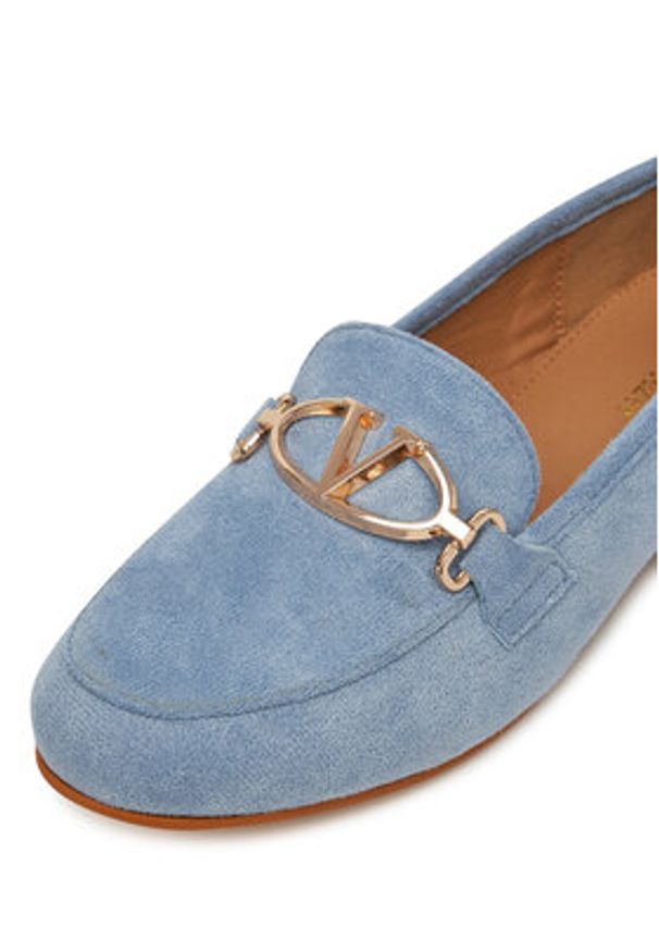 DeeZee Loafersy 200-1 Niebieski. Kolor: niebieski. Materiał: materiał