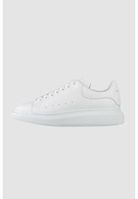 Alexander McQueen - ALEXANDER MCQUEEN Białe sneakersy, Rozmiar 39. Kolor: biały. Materiał: skóra