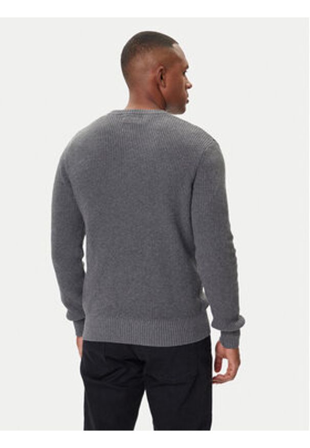 Guess Sweter M4BR30 Z3HM1 Szary Regular Fit. Kolor: szary. Materiał: bawełna