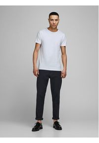 Jack & Jones - Jack&Jones T-Shirt Basic 12058529 Biały Stretch Fit. Kolor: biały. Materiał: bawełna #6