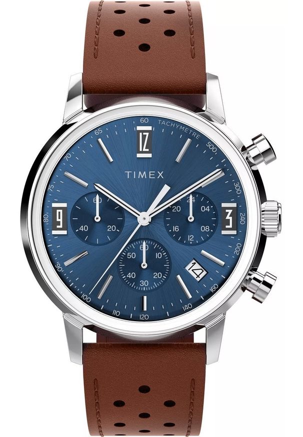Timex - Zegarek Męski TIMEX Marlin Chronograph Tachymeter TW2W10200 + BOX