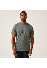 Regatta - Męska koszulka turystyczna z krótkim rękawem Fingal Edition. Kolor: szary. Długość rękawa: krótki rękaw. Długość: krótkie. Sport: turystyka piesza #1