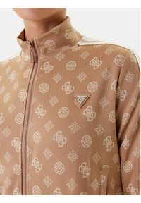 Guess Bluza V5YQ07 K0282 Brązowy Regular Fit. Kolor: brązowy. Materiał: syntetyk #5
