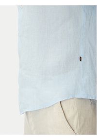 BOSS Koszula 50537382 Niebieski Regular Fit. Kolor: niebieski. Materiał: len