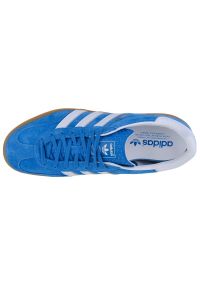 Adidas - Buty adidas Gazelle Indoor H06260 niebieskie. Nosek buta: okrągły. Kolor: niebieski. Materiał: guma, zamsz, syntetyk, skóra. Szerokość cholewki: normalna. Model: Adidas Gazelle #2