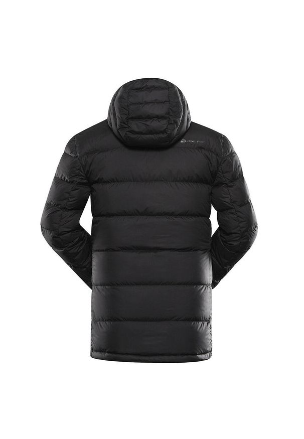 ALPINE PRO - Kurtka męska puchowa Alpine Pro Rogit lekka. Kolor: czarny. Materiał: puch