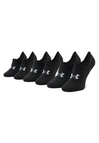 Under Armour Zestaw 3 par stopek unisex Ua Ultra Lo 1351784-001 Czarny. Kolor: czarny. Materiał: syntetyk