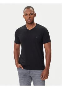 Emporio Armani Underwear Komplet 2 t-shirtów EM000392 AF14132 MC005 Czarny Regular Fit. Kolor: czarny. Materiał: bawełna