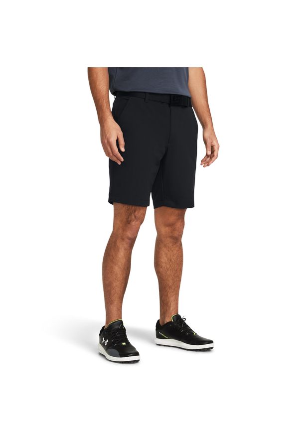 Szorty Under Armour Matchplay Tapered. Kolor: niebieski. Materiał: materiał. Sport: golf